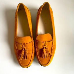 Cole Haan — Golden-yellow driving loafer with tassel - 8